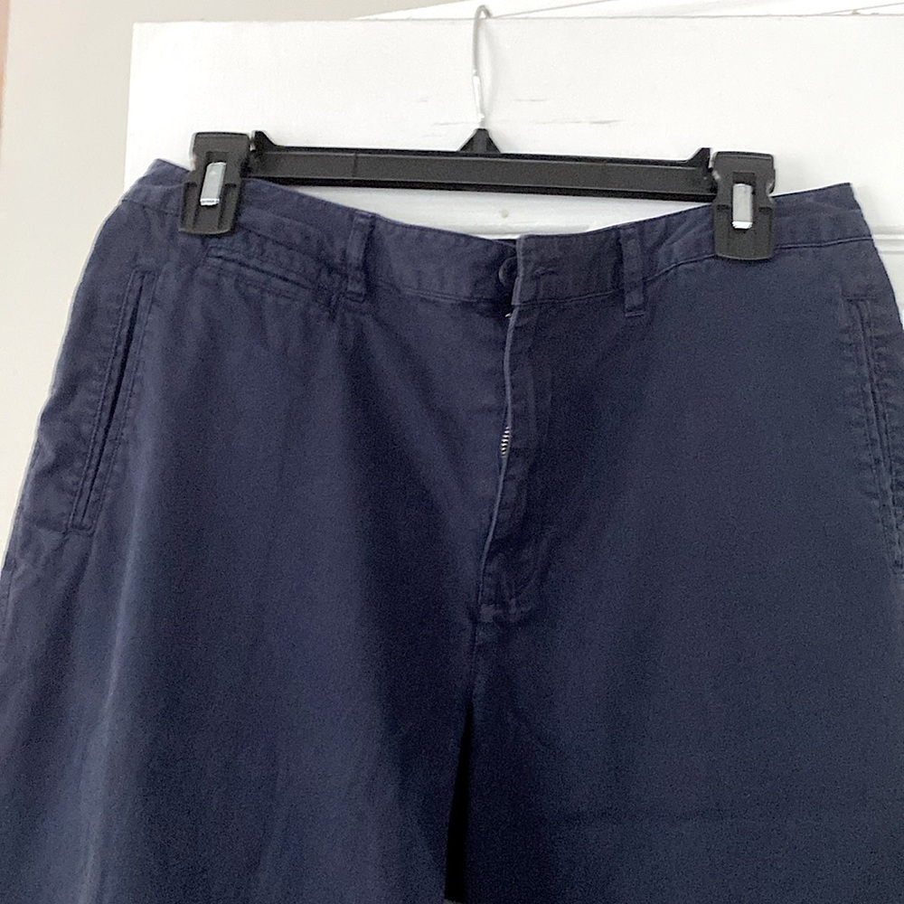 Ralph Lauren Navy Blue Woman’s Ankle Cotton Chinos Size 10. EC 2 Front Pockets,